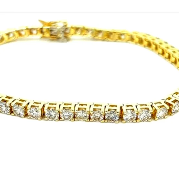 14K 7.5Carat Diamond Tennis Bracelet Stunning Bracelets